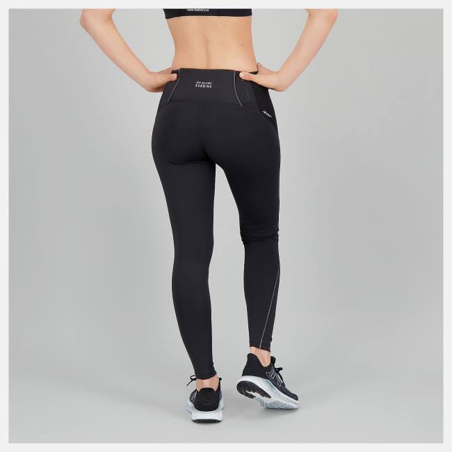 New Balance Impact Run Tight Leggings Dam Svarta | NB143LOY