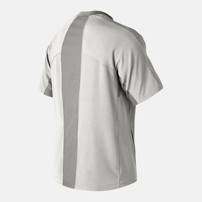 New Balance Korta Sleeve 3000 Batting Jacket T-shirt Herr Grå | NB789APZ