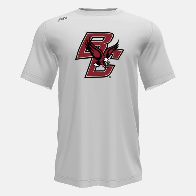 New Balance Korta Sleeve Tech Tee(Boston College) T-shirt Herr Vita | NB728GAL