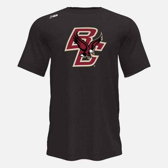 New Balance Korta Sleeve Tech Tee(Boston College) T-shirt Herr Svarta | NB837SMQ