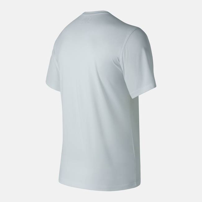 New Balance Korta Sleeve Tech Tee T-shirt Herr Vita | NB378WNJ