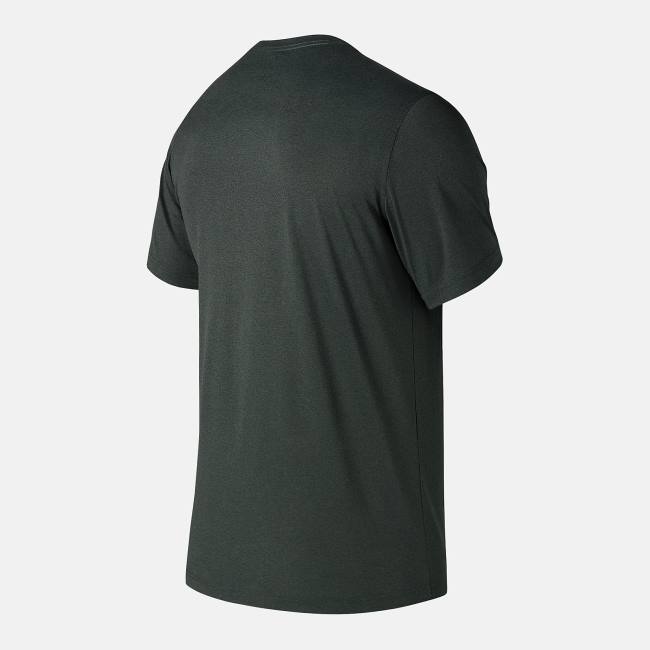 New Balance Korta Sleeve Tech Tee T-shirt Herr Olivgröna | NB547FPJ