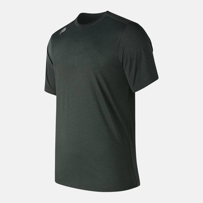 New Balance Korta Sleeve Tech Tee T-shirt Herr Olivgröna | NB547FPJ