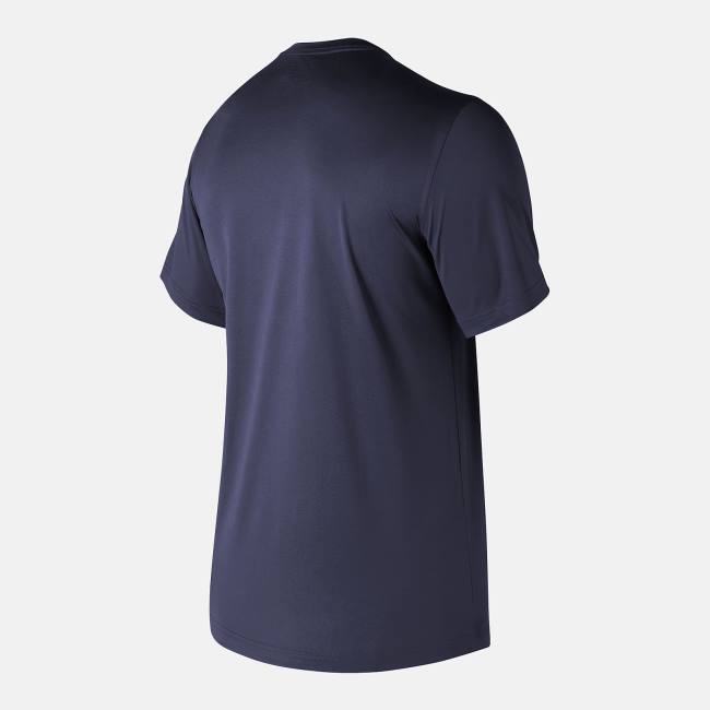 New Balance Korta Sleeve Tech Tee T-shirt Herr Marinblå | NB916JXF