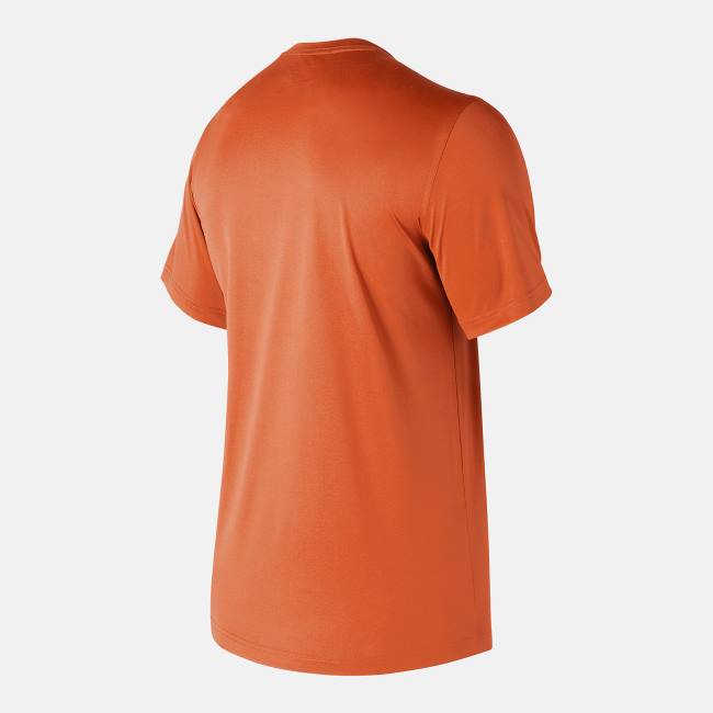 New Balance Korta Sleeve Tech Tee T-shirt Herr Orange | NB921WZY