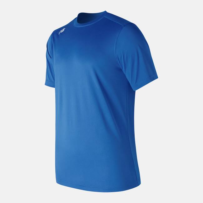 New Balance Korta Sleeve Tech Tee T-shirt Herr Kungsblått | NB930RSK