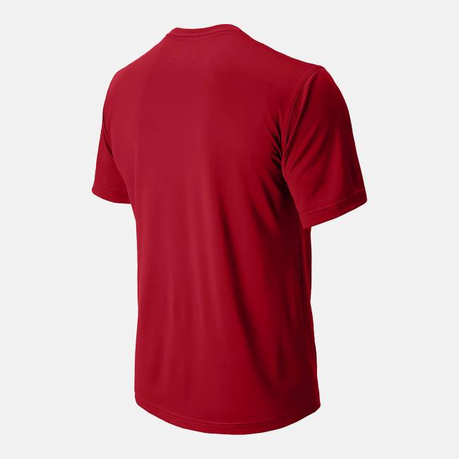 New Balance Korta Sleeve Tech Tee T-shirt Herr Röda | NB930XJB