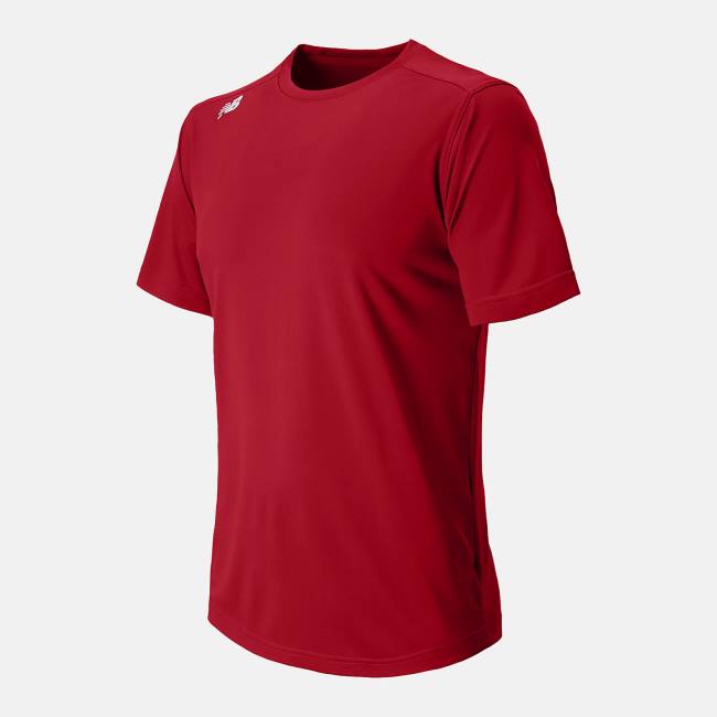 New Balance Korta Sleeve Tech Tee T-shirt Herr Röda | NB930XJB