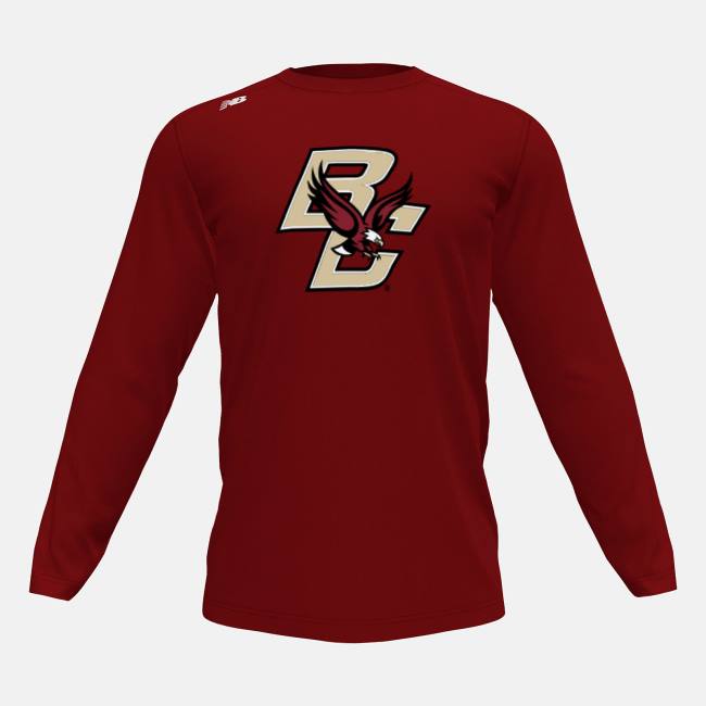 New Balance Long Sleeve Tech Tee(Boston College) T-shirt Herr Röda | NB127SYM