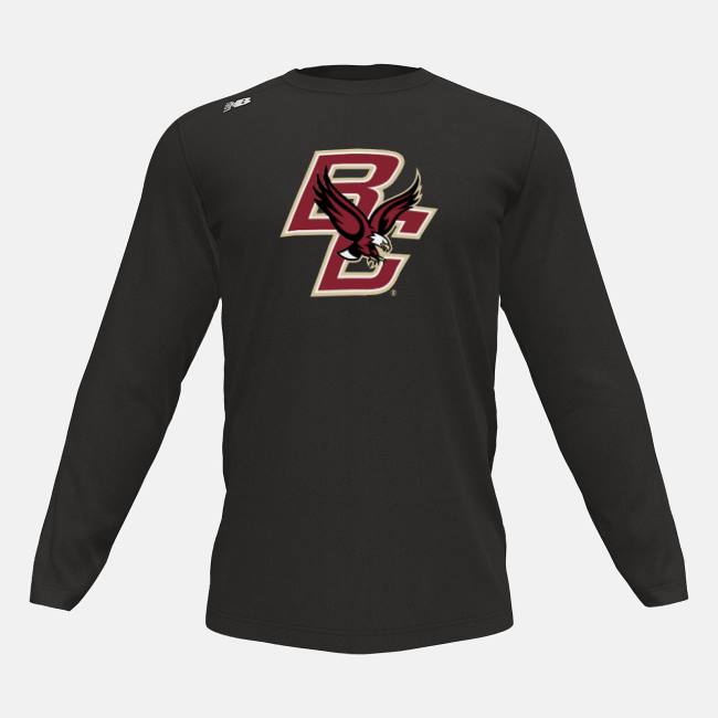 New Balance Long Sleeve Tech Tee(Boston College) T-shirt Herr Svarta | NB841FTK