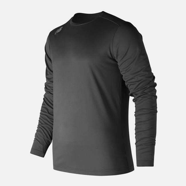 New Balance Long Sleeve Tech Tee T-shirt Herr Svarta | NB531COK