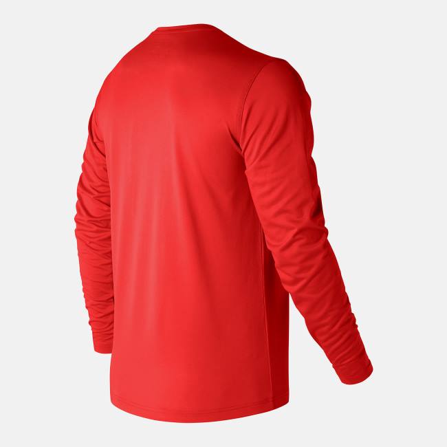 New Balance Long Sleeve Tech Tee T-shirt Herr Röda | NB954DRJ