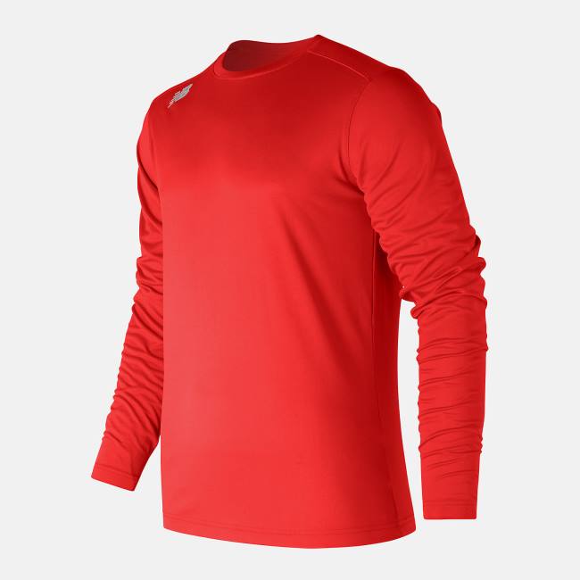 New Balance Long Sleeve Tech Tee T-shirt Herr Röda | NB954DRJ