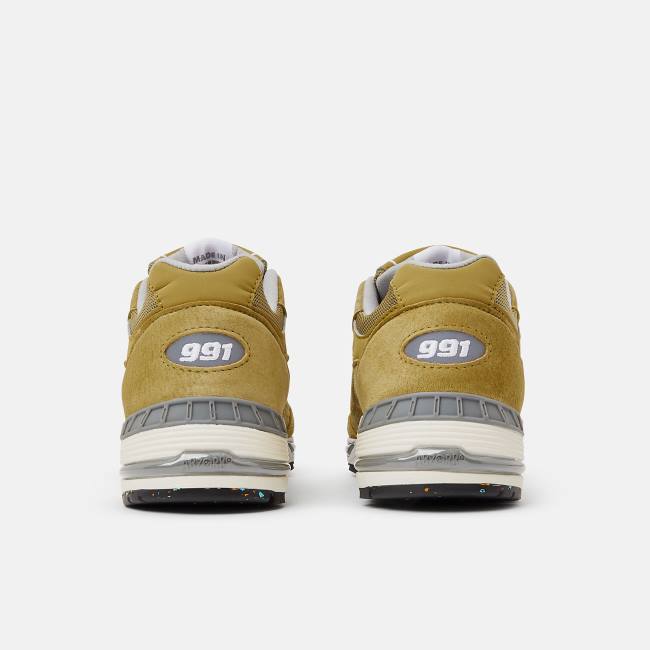 New Balance MADE in UK 991 Sneakers Dam Gröna Grädde Vita | NB863EXF