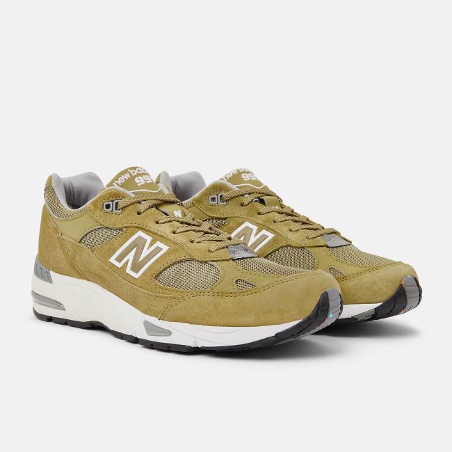 New Balance MADE in UK 991 Sneakers Herr Gröna Grädde Vita | NB531WQS