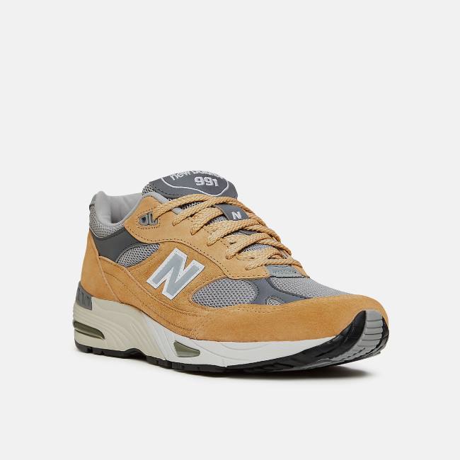 New Balance MADE in UK 991 Sneakers Herr Bruna Grå Mörkgrå | NB920EOQ