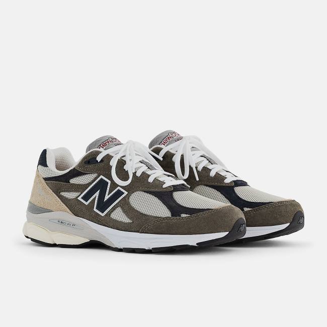 New Balance MADE in USA 990v3 Sneakers Herr Grå Blå | NB482NVT