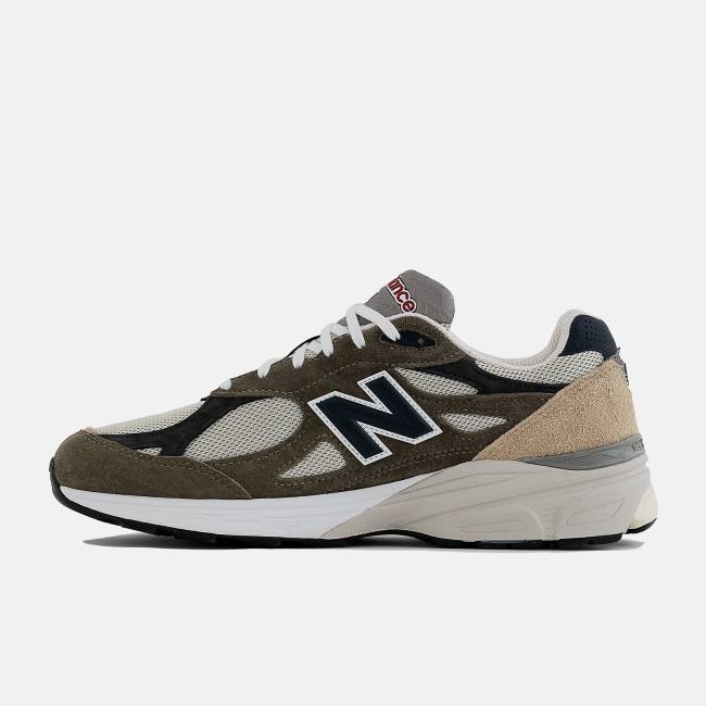 New Balance MADE in USA 990v3 Sneakers Herr Grå Blå | NB482NVT