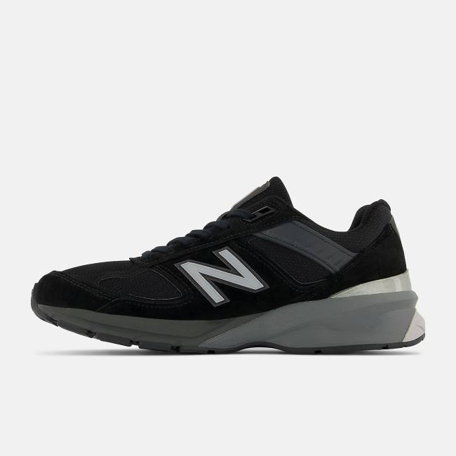 New Balance MADE in USA 990v5 Core Sneakers Herr Svarta Silver | NB745RCX