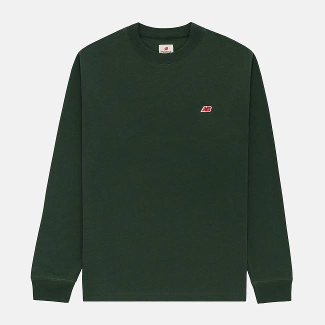 New Balance MADE in USA Core Long Sleeve T-shirt Herr Gröna | NB840YDT