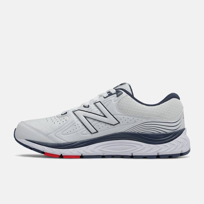 New Balance MW840V3 Promenadskor Herr Vita Beige Indigo | NB795COI