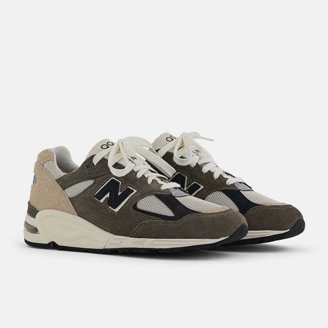 New Balance Made in USA 990v2 Sneakers Herr Grå Bruna | NB504RBS