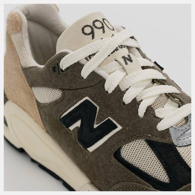 New Balance Made in USA 990v2 Sneakers Herr Grå Bruna | NB504RBS