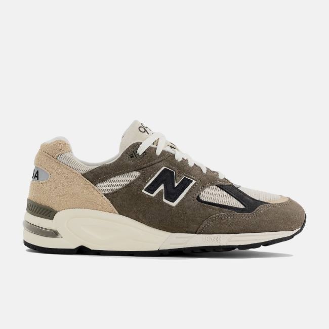 New Balance Made in USA 990v2 Sneakers Herr Grå Bruna | NB504RBS