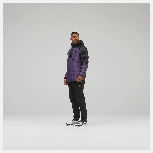 New Balance NB AT Iridescent Puffer Jacka Herr Svarta Lila | NB581JRI