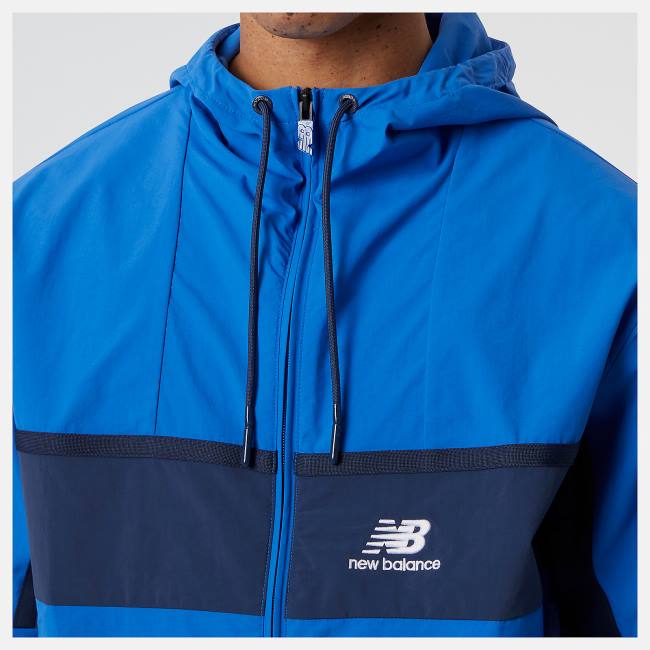 New Balance NB Athletics Amplified Windbreaker Jacka Herr Mörkblå | NB956CVB