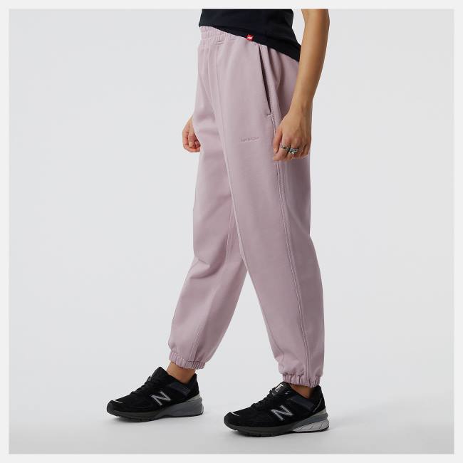 New Balance NB Athletics Nature State French Terry Sweatpant Byxor Dam Lila Grå | NB539PRW