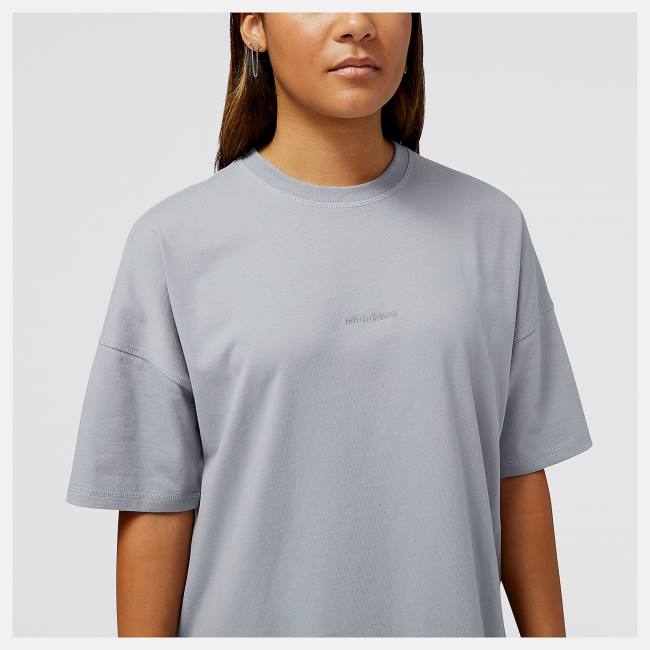 New Balance NB Athletics Nature State Korta Sleeve Tee T-shirt Dam Grå | NB753CAO