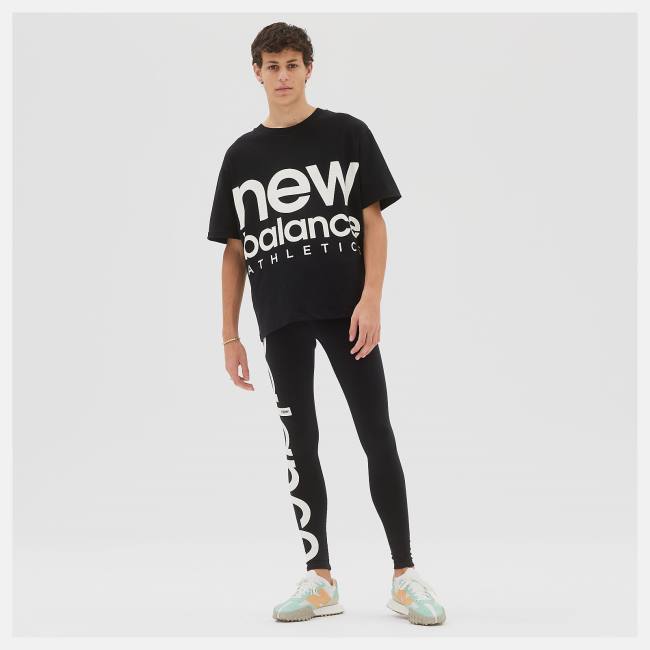 New Balance NB Athletics Unisex Out of Bounds Tee T-shirt Herr Svarta | NB241QUA