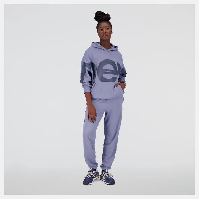 New Balance NB Athletics Unisex Out of Bounds Hoodie Dam Grå | NB320HRM