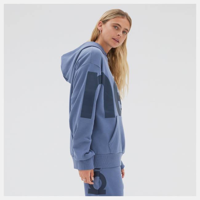 New Balance NB Athletics Unisex Out of Bounds Hoodie Dam Grå | NB320HRM