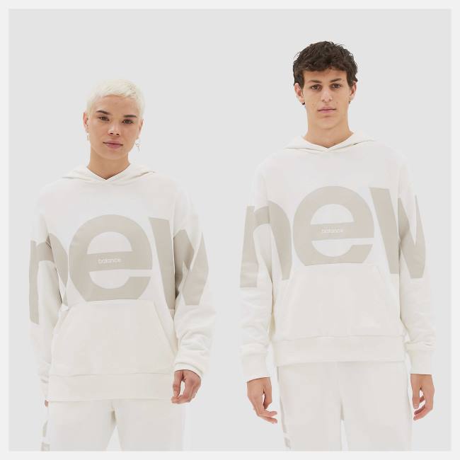 New Balance NB Athletics Unisex Out of Bounds Hoodie Dam Ljusblå | NB692EHY