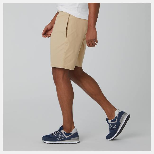 New Balance NB Athletics Woven Shorts Herr Khaki | NB946CPQ