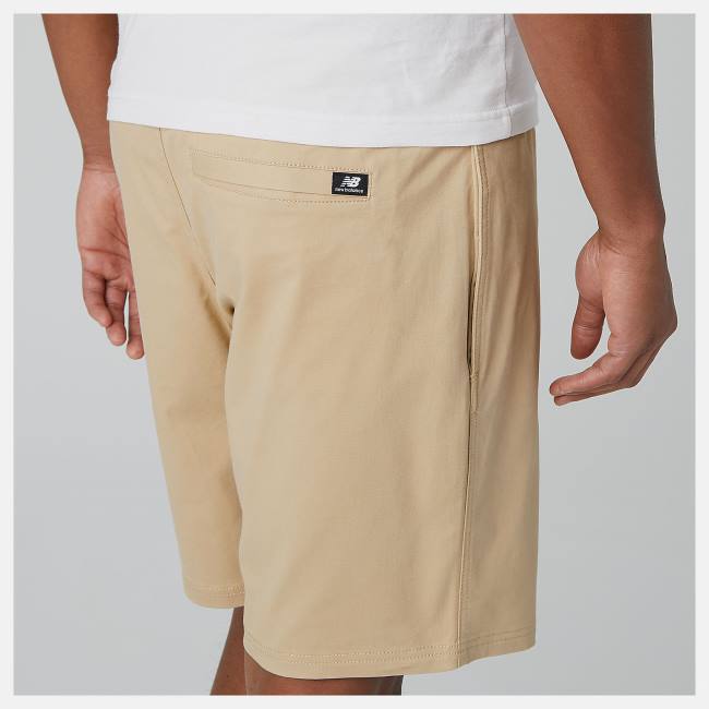 New Balance NB Athletics Woven Shorts Herr Khaki | NB946CPQ