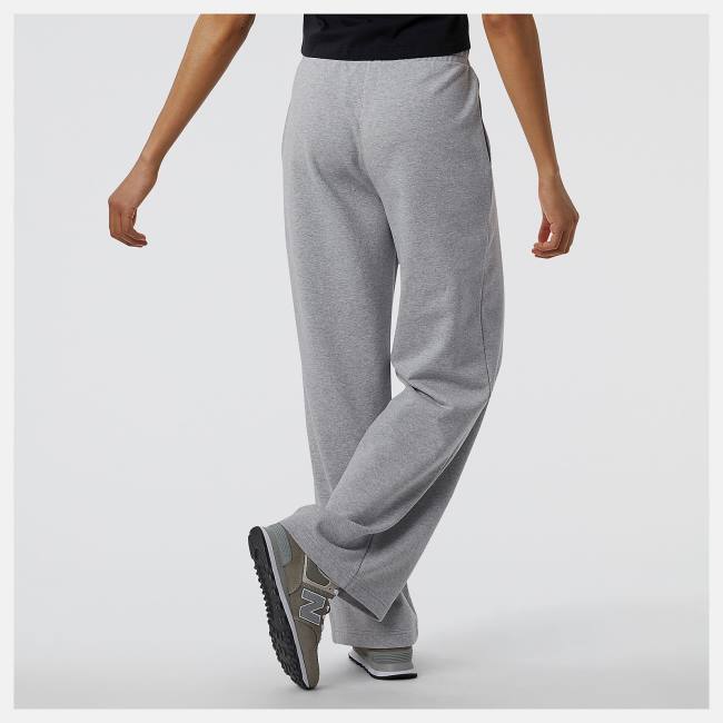 New Balance NB Essentials Breda Legged Sweatpant Byxor Dam Grå | NB784WOD