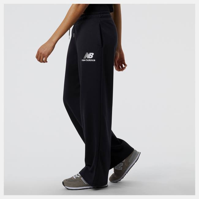 New Balance NB Essentials Breda Legged Sweatpant Byxor Dam Svarta | NB927ODE