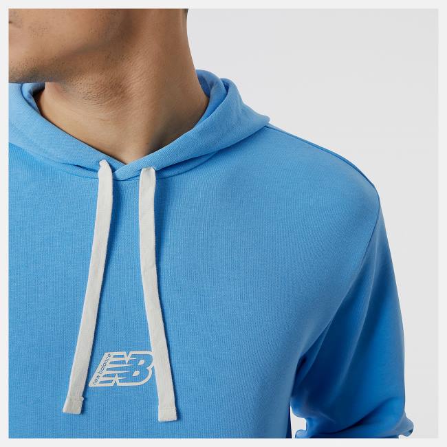 New Balance NB Essentials Fleece Hoodie Herr Blå | NB378WPI