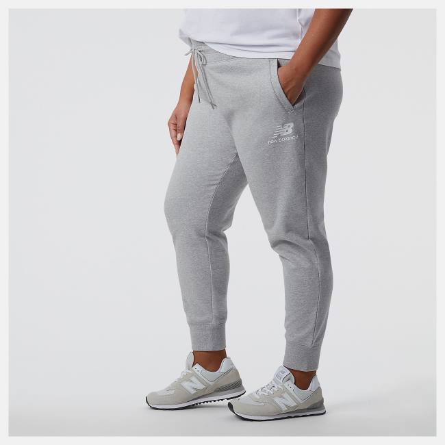 New Balance NB Essentials French Terry Sweatpant Byxor Dam Grå | NB146BNO