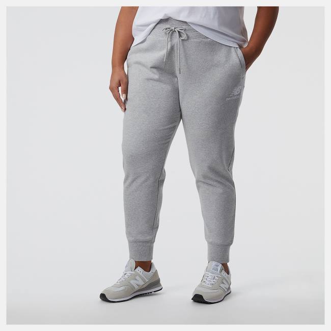 New Balance NB Essentials French Terry Sweatpant Byxor Dam Grå | NB146BNO