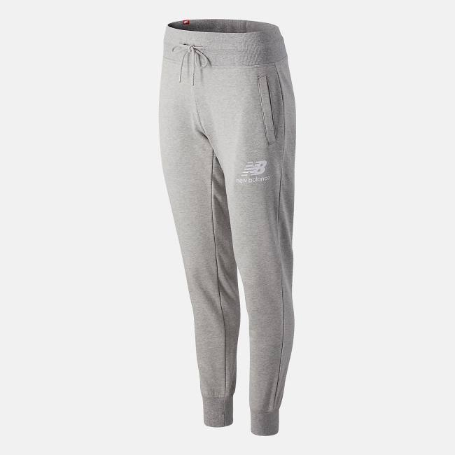 New Balance NB Essentials French Terry Sweatpant Byxor Dam Grå | NB526YIQ