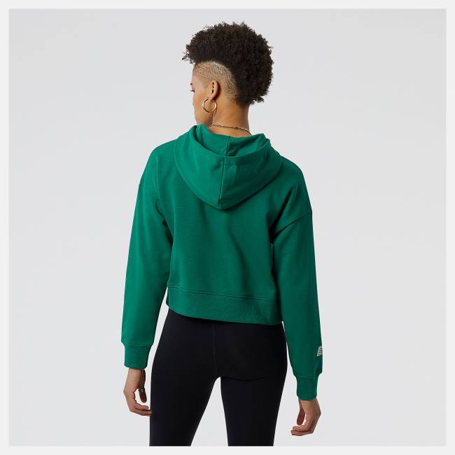 New Balance NB Essentials Hoodie Dam Gröna | NB403GNB