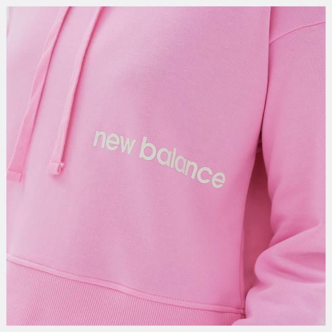 New Balance NB Essentials Hoodie Dam Rosa | NB136QUV