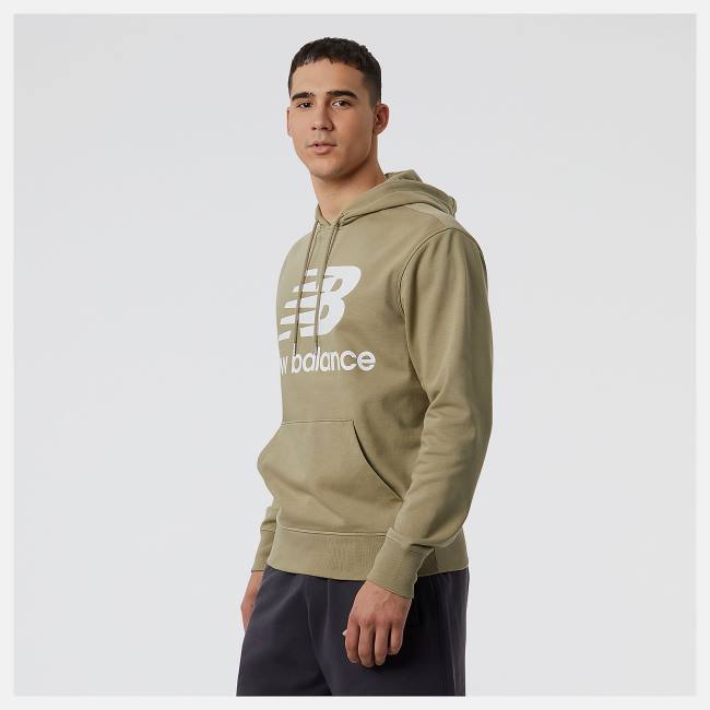 New Balance NB Essentials Pullover Hoodie Herr Camo | NB495KJQ