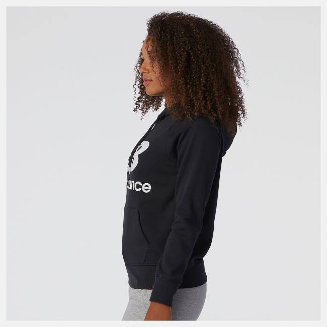 New Balance NB Essentials Pullover Hoodie T-shirt Dam Svarta | NB590SYD