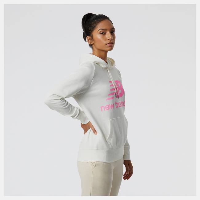 New Balance NB Essentials Pullover Hoodie T-shirt Dam Ljusblå | NB896ZIO