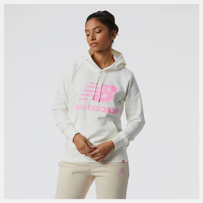 New Balance NB Essentials Pullover Hoodie T-shirt Dam Ljusblå | NB896ZIO